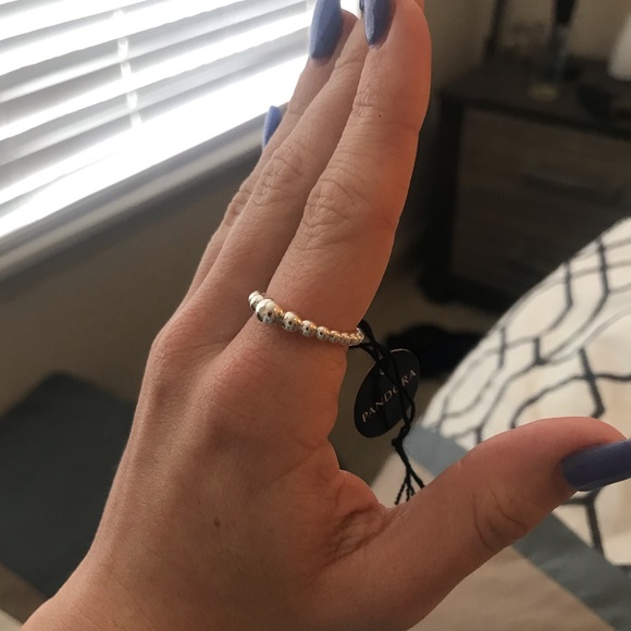 Pandora String Of Beads Ring 